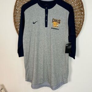 Nike Canisius Griffs gray and navy baseball men’s tshirt size large NWT